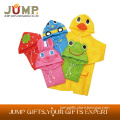 Best selling raincoats,top quality kids lovely animal style kids poncho